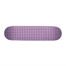 Retro gesponnenes Muster in der violetten und grau Individuelle Skateboards