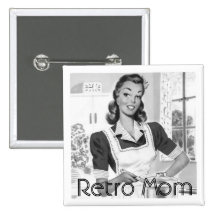 Retro Koch Anstecknadelbuttons