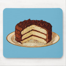 Retro Kuchen Mauspad