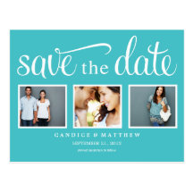 RETRO MITTEILUNG DES BLAU-%PIPE% SAVE THE DATE POSTKARTE