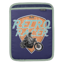 Retro moto Laufen Sleeve Für iPads