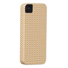 Retro offene Augen-Orange iPhone 4 Case-Mate Hülle
