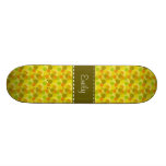 Retro Orange u. grün Personalisierte Skatedecks