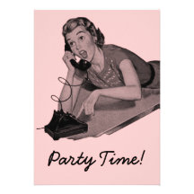 Retro Party Ankündigungen