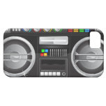 Retro Regenbogen knöpft boombox Gettomeister iPhone 5 Schutzhüllen