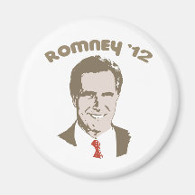 RETRO ROMNEY '12 MAGNETE