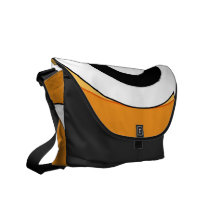 Retro Schnecken(orange) Bote-Tasche Kurier Taschen