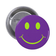 Retro smiley button