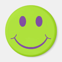 Retro smiley magnete