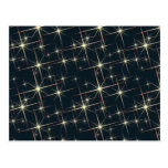 Retro Starfield Postkarte