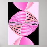 Retro Süßigkeits-Strudel Poster