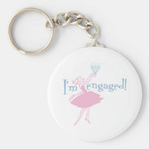 Retro verlobtes Keychain Schlüsselanhänger