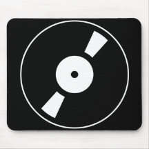 Retro vinly Aufzeichnung Mousepad