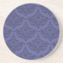 Retro Vintage Blaubeerlila Untersetzer