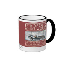 Retropolis Rocket bearbeitet Becher Kaffeetassen
