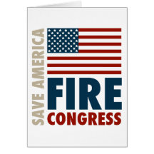Retten Sie Amerika-Feuer-Kongreß Grußkarten