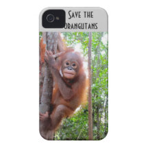 Retten Sie den Orang-Utans WaisenUttuh iPhone 4 Cover