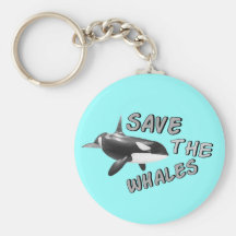 Retten Sie den Walen Keychain Schlüsselband