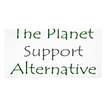 Retten Sie der Planeten-Unterstützung alternative  Photo Grußkarte