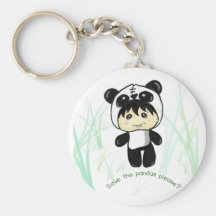 Retten Sie die Pandas gefallen? Schlüsselband