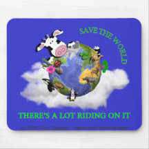 Retten Sie die Welt Mousepad