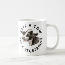 Retten Sie eine Kuh Kaffee Tasse