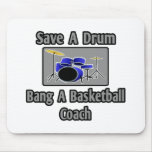 Retten Sie einem Trommel-… Knall einen Basketball- Mauspad