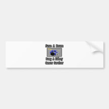 Retten Sie einem Trommel-… Knall einen Nieren-Kreb Auto Sticker
