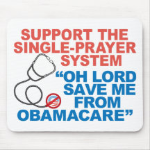 RETTEN Sie MICH VON OBAMACARE Mousepads