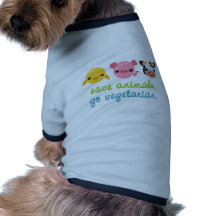 Retten Sie Tiere gehen Vegetarier Hundekleidung