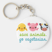 Retten Sie Tiere gehen Vegetarier Schlüsselband