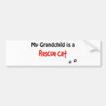 Rettungs-Katzen-Enkelkind Autosticker