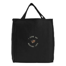 Rettungs-Katzen-lustige gestickte Taschen-Tasche