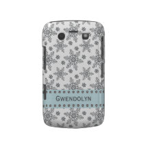 Rhinestone-Schneeflocke-BlackBerry-mutige Case-Mat Blackberry Bold Hüllen