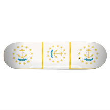 RHODE ISLAND FLAGGE INDIVIDUELLES SKATEBOARD