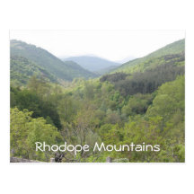 Rhodope Berge Postkarte