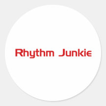 Rhythmus-Junkie Sticker