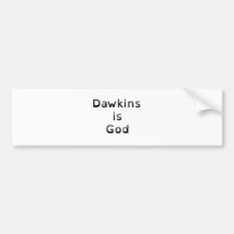 Richard Dawkins ist Gott Autosticker