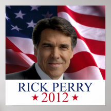 Rick Perry 2012 für Präsidentenplakatdruck