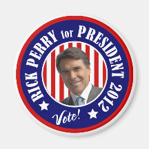 Rick Perry für Präsidenten 2012 Magnete