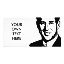 RICK SANTORUM PHOTO KARTEN VORLAGE