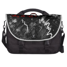 Rickshawlaptoptasche "warum so traurig "