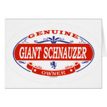 Riesenschnauzer Grußkarte