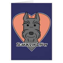 Riesenschnauzer-Liebhaber Karte