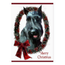 Riesenschnauzer-Weihnachtsgeschenke Visitenkarten Vorlagen