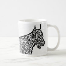 Riesenschnauzerporträtbecher Kaffeetassen
