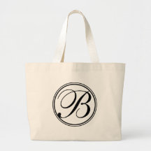 Riesige Taschen-Tasche des Monogramm-B