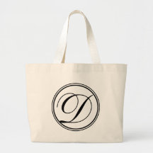 Riesige Taschen-Tasche des Monogramm-D