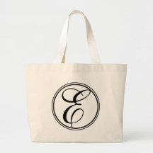 Riesige Taschen-Tasche des Monogramm-E