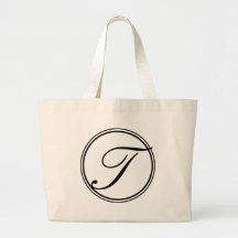 Riesige Taschen-Tasche des Monogramm-T